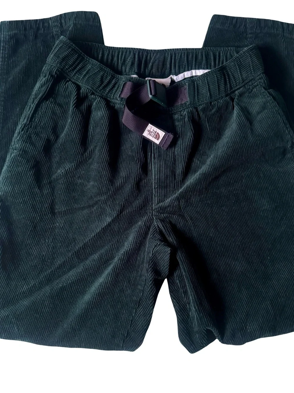 The North Face Men's Green Berkeley Corduroy Field Pants Buckle Waist Size S